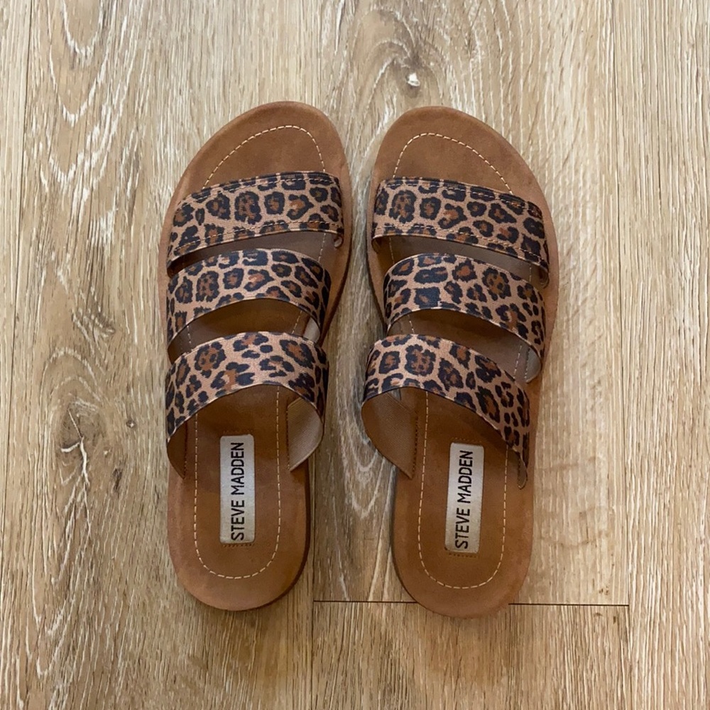 Steve Madden Cheetah Print Sandals - image 1